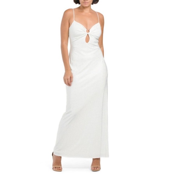 NWT Liv Foster White Keyhole Dress - Picture 1 of 7